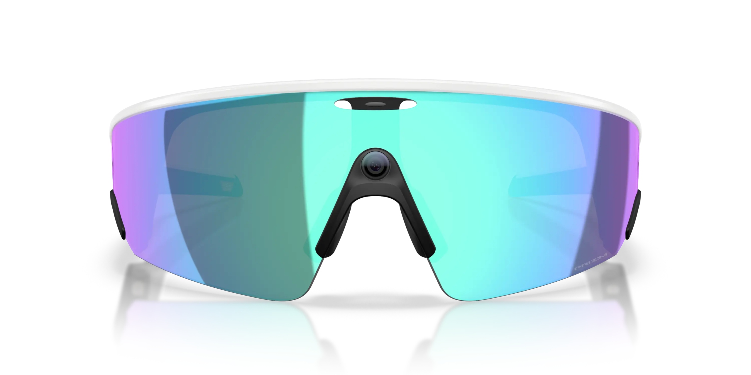 Meta Oakley Vanguard prizm sapphire lenses, white frame OW8001-065