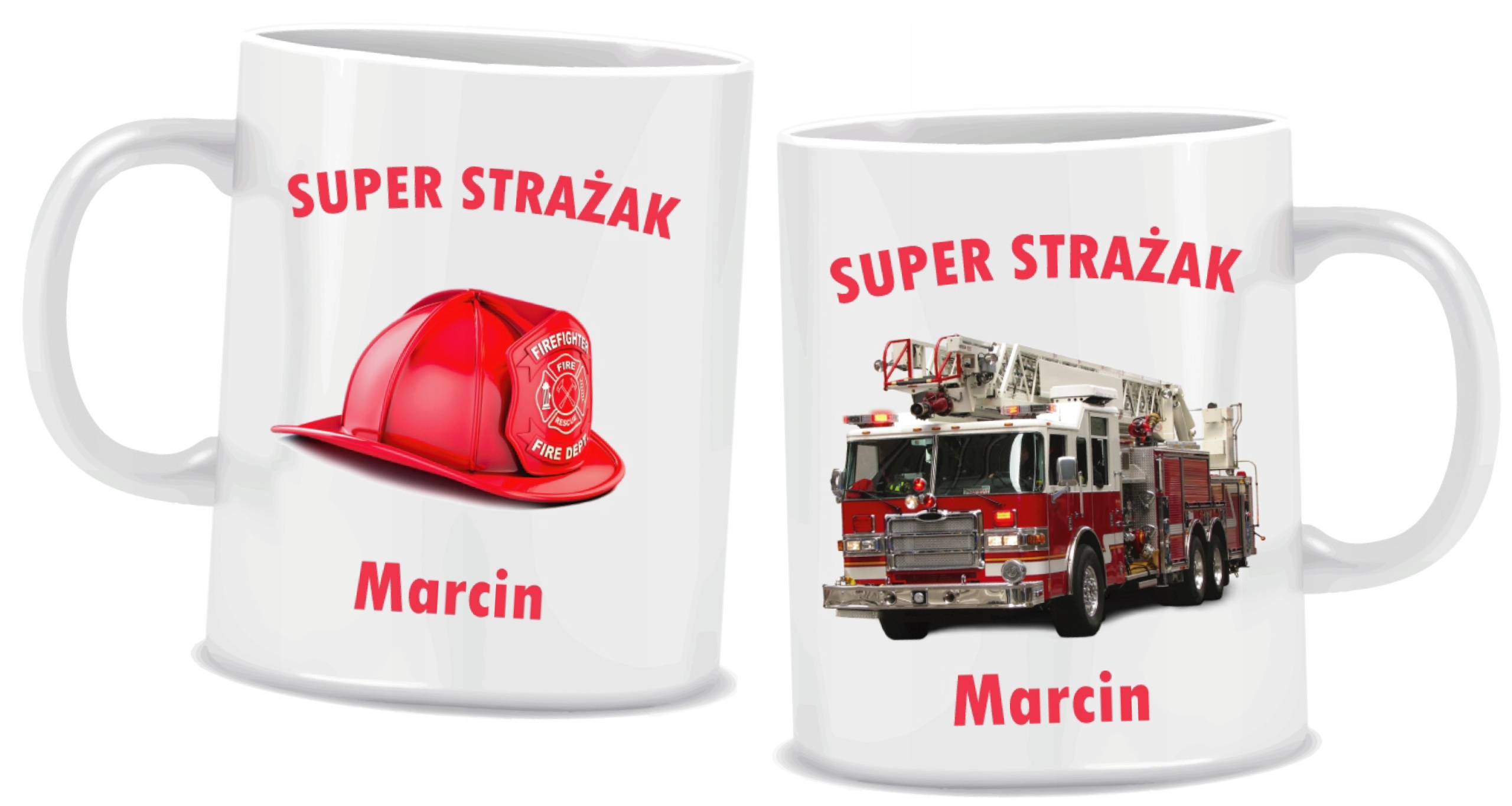 

Kubek Strażaka z Imieniem Super Strażak 330ml