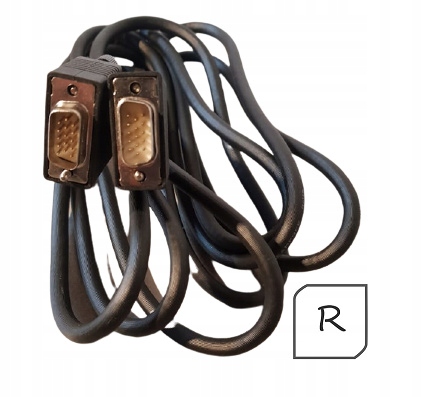 KABEL D-SUB VGA-VGA DO MONITORA PRZEWÓD HD SOLIDNY