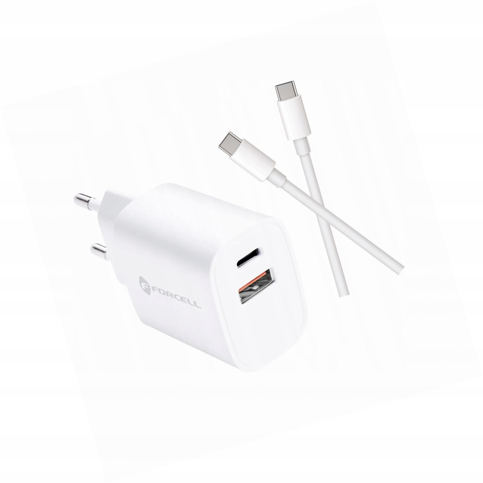 Szybka ładowarka 30W 2 wejścia z kablem Usb-c do Samsung Galaxy A70