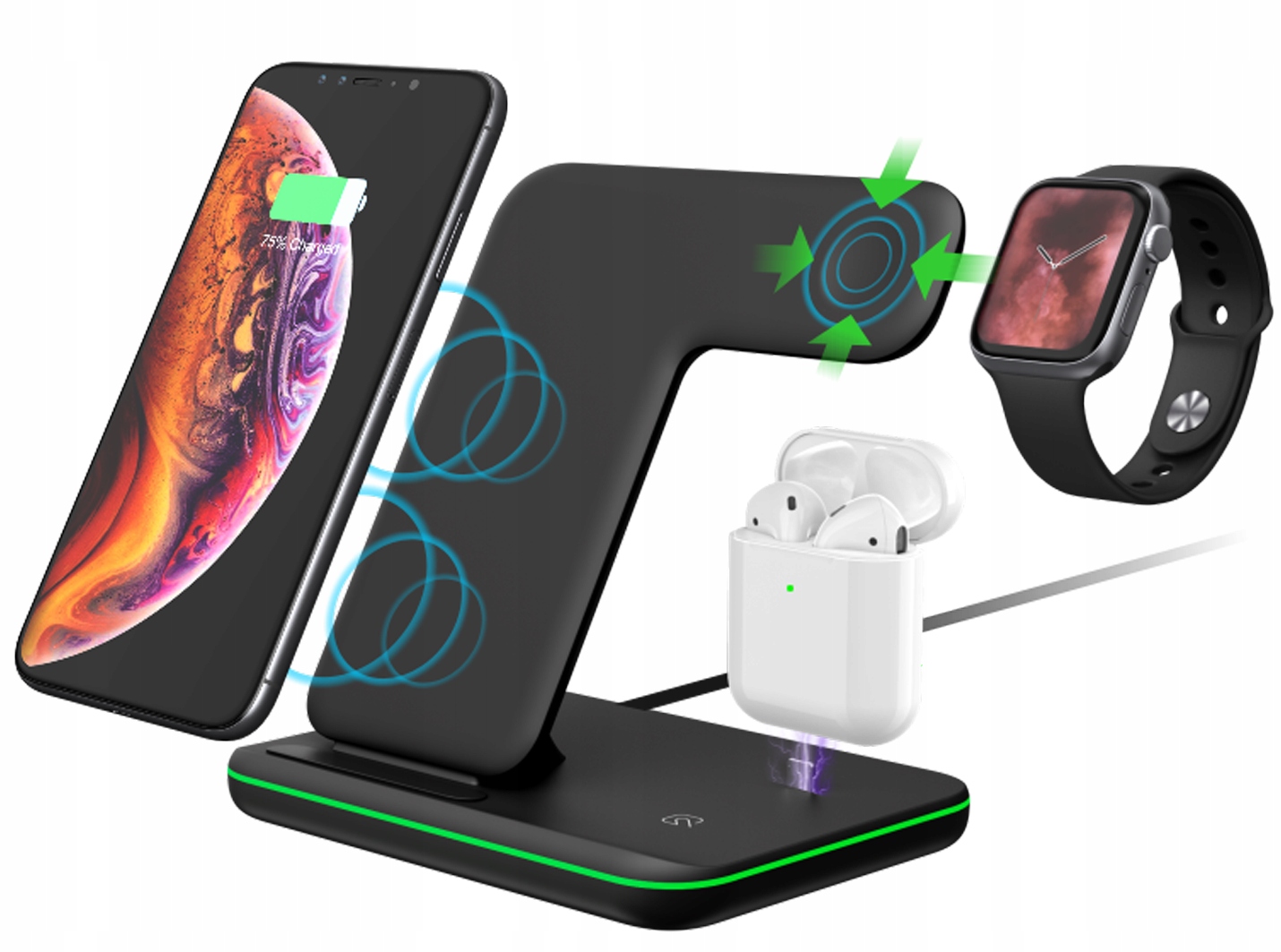 STACJA DOKUJĄCA ŁADOWARKA INDUKCYJNA BEZPRZEWODOWA Marka PAWONIK