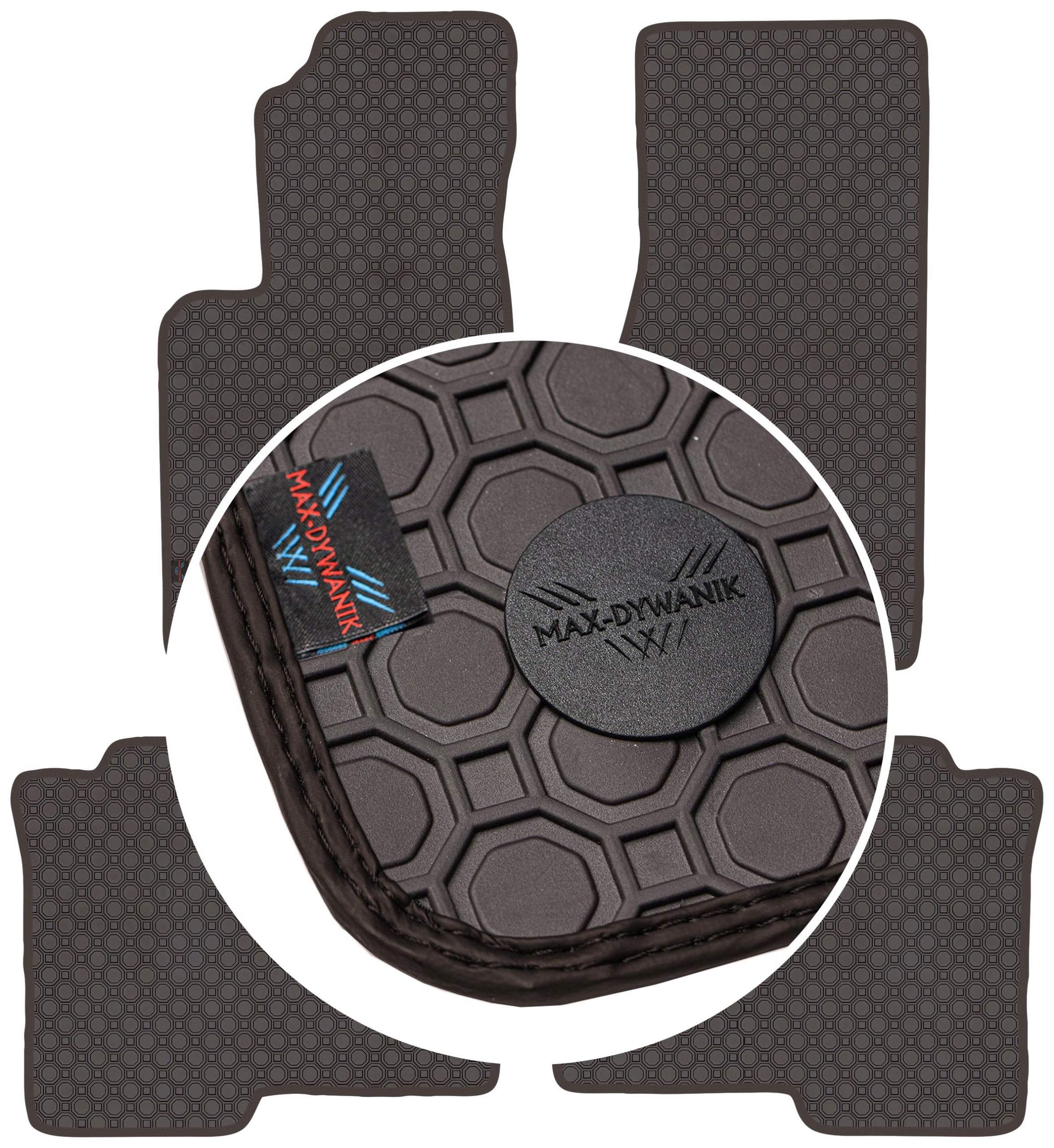 Jeep Commander 2006-2010 Koberce Hnedé