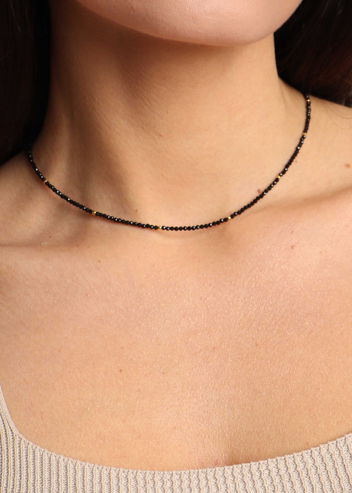 Náhrdelník choker z přírodních kamenů