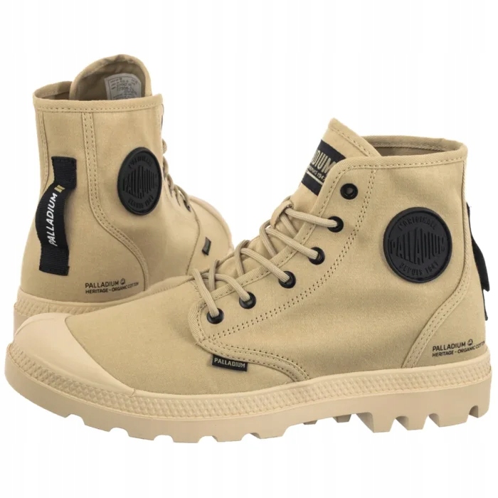 Vysoké tenisky Palladium Pampa Hi Htg Supply 77356-218-M Béžové
