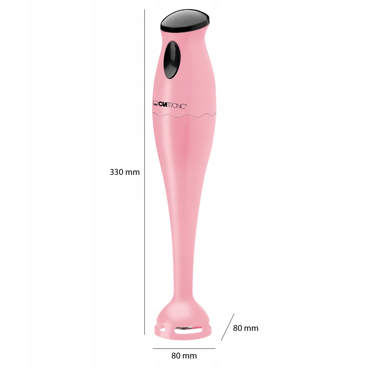 CLATRONIC Blender Ręczny 180W Różowy Do Smoothie Zup Puree 500ml — miniatura 5