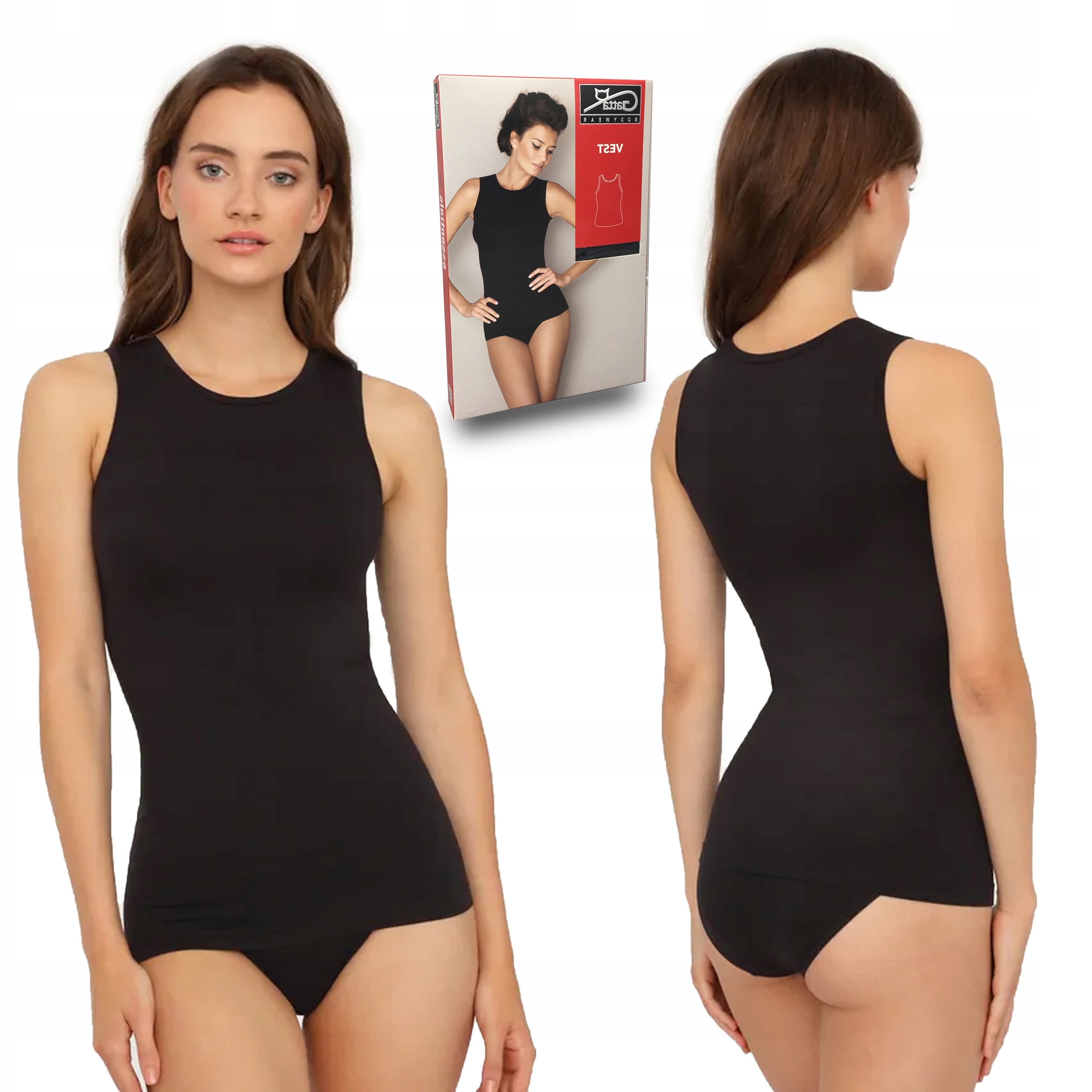 

Koszulka na ramiączka Gatta Vest, Czarna, L