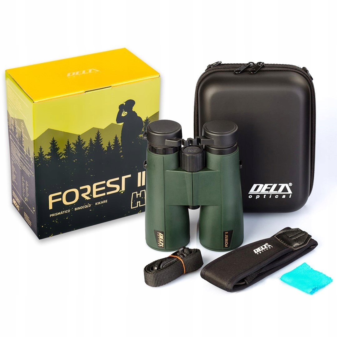 Бинокль Delta Optical FOREST II 10X50 чехол аксессуары