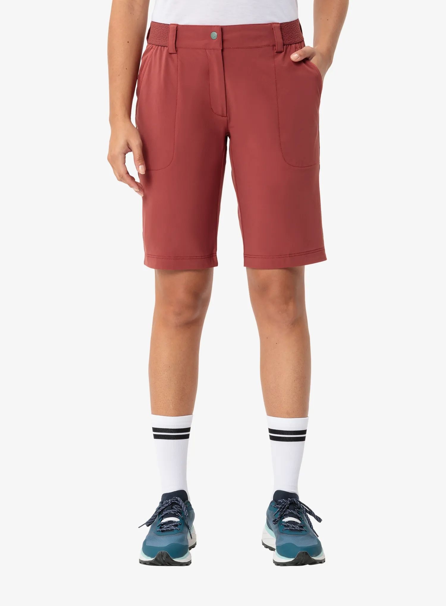 Kraťasy turistické kraťasy Vaude Farley Stretch Shorts II redeva Xs