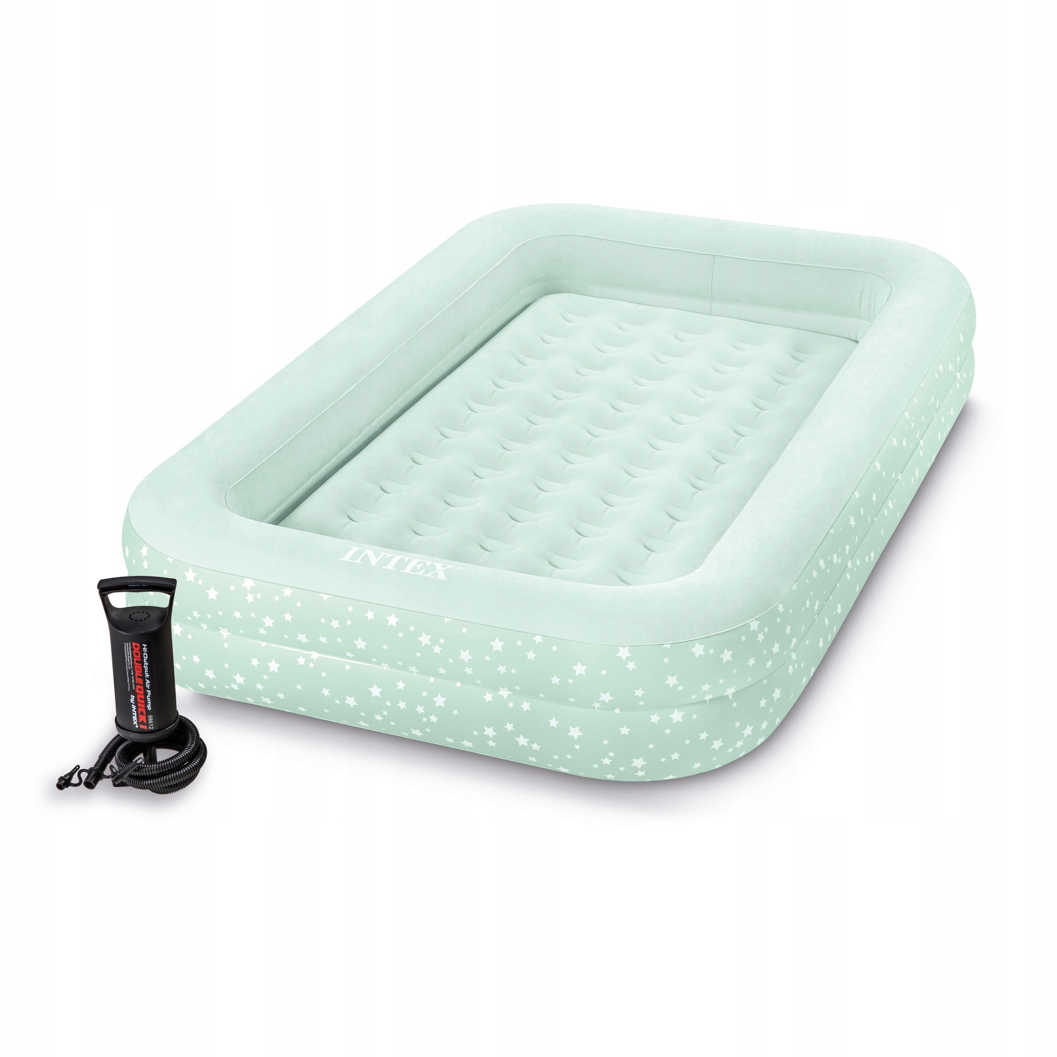 Nafukovací Matrace s pásy, hluboká postel pro dítě, pumpa Intex 66810