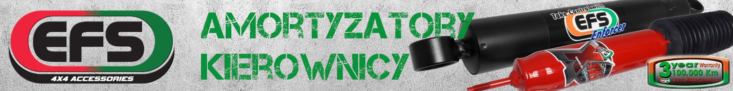 WZMOCNIONY AMORTYZATOR KIEROWNICY Z ZESTAWEM MONTAŻOWYM VITARA 1989-1998 Producent części EFS 4WD