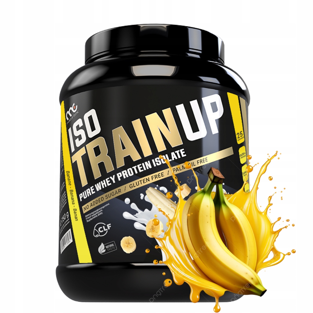 Muscle Clinic Iso Train Up 2250 g Wpi proteinový izolát banán
