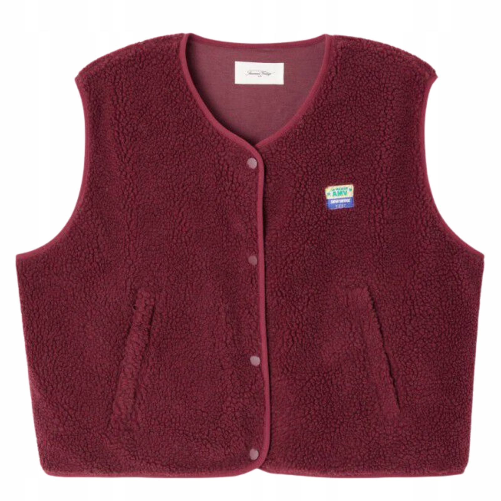 Vesta Hoktown Burgundy Melange Bordová Xs/s American Vintage