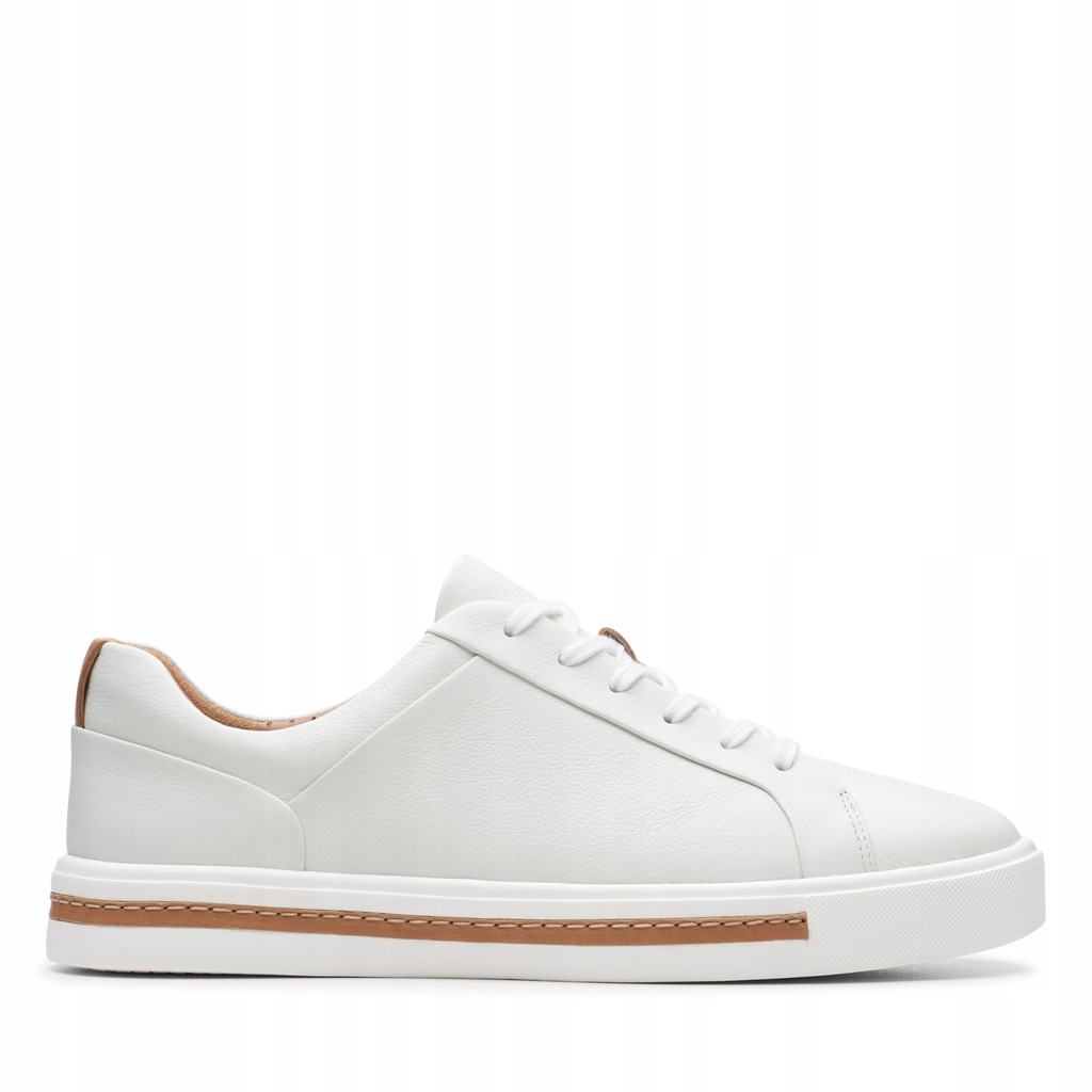 Dámské boty Clarks Un Maui Lace 261401684 kožené bílé 39
