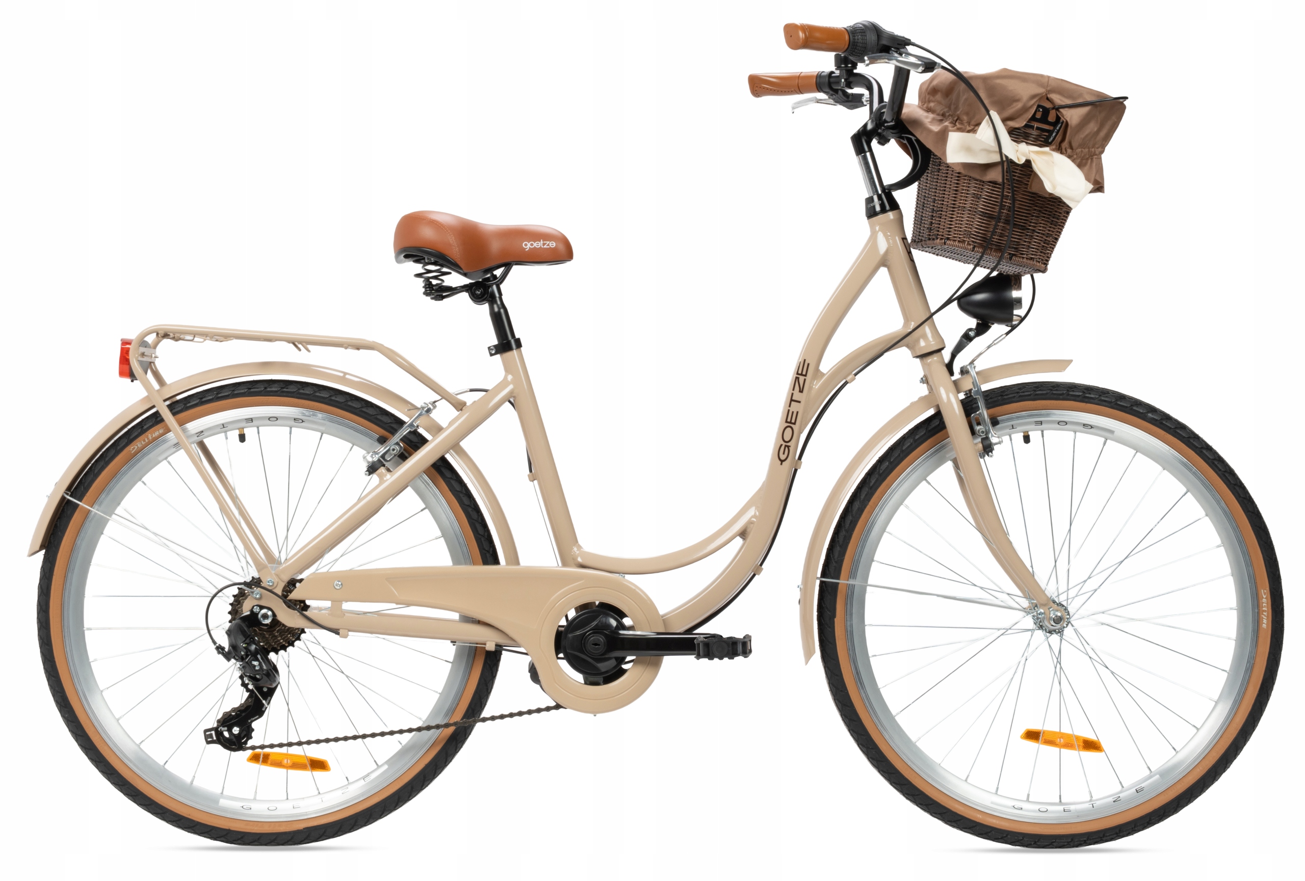 Damski Rower Miejski Goetze 26 Aluminiowy Lekki Damka Shimano Kosz