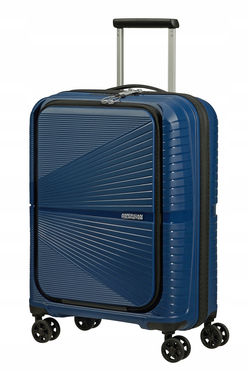 American Tourister Airconic kabinový kufr s přihrádkou na notebook, modrá barva
