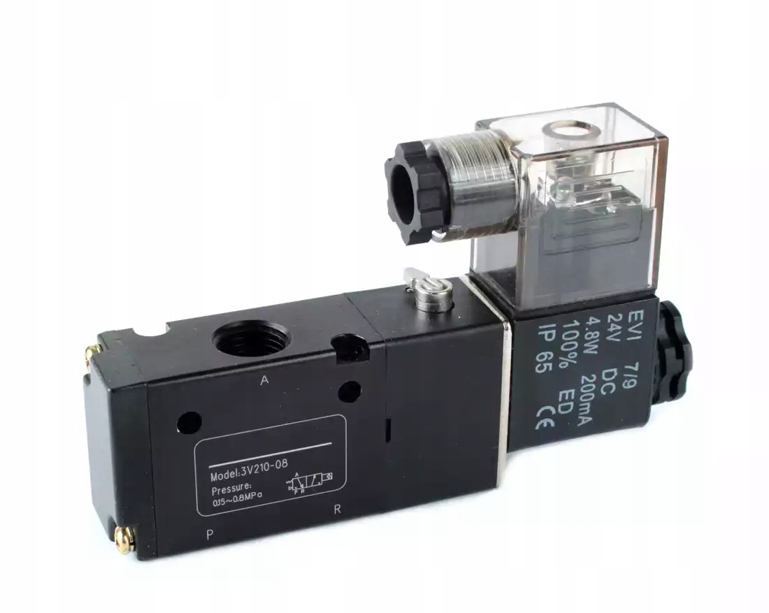 

Elektrozawór pneumatyczny 3/2 1/4 Nc 24VDC