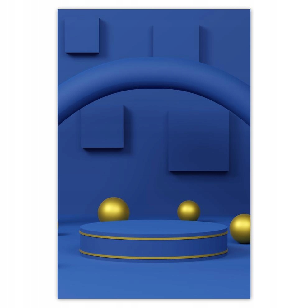 

Plakat 62x93 Classic Gold Blue Kule