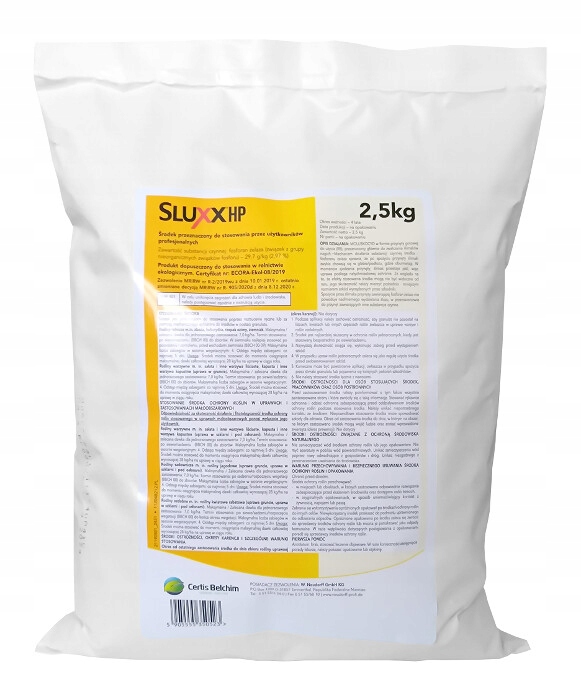 Sluxx Hp skuteczny środek w granulacie do zwalczania ślimaków nagich 2,5 kg