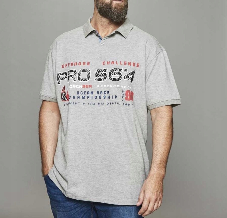 North 56 4 Velká Polokošile Šedá 3XL obvod 142 cm