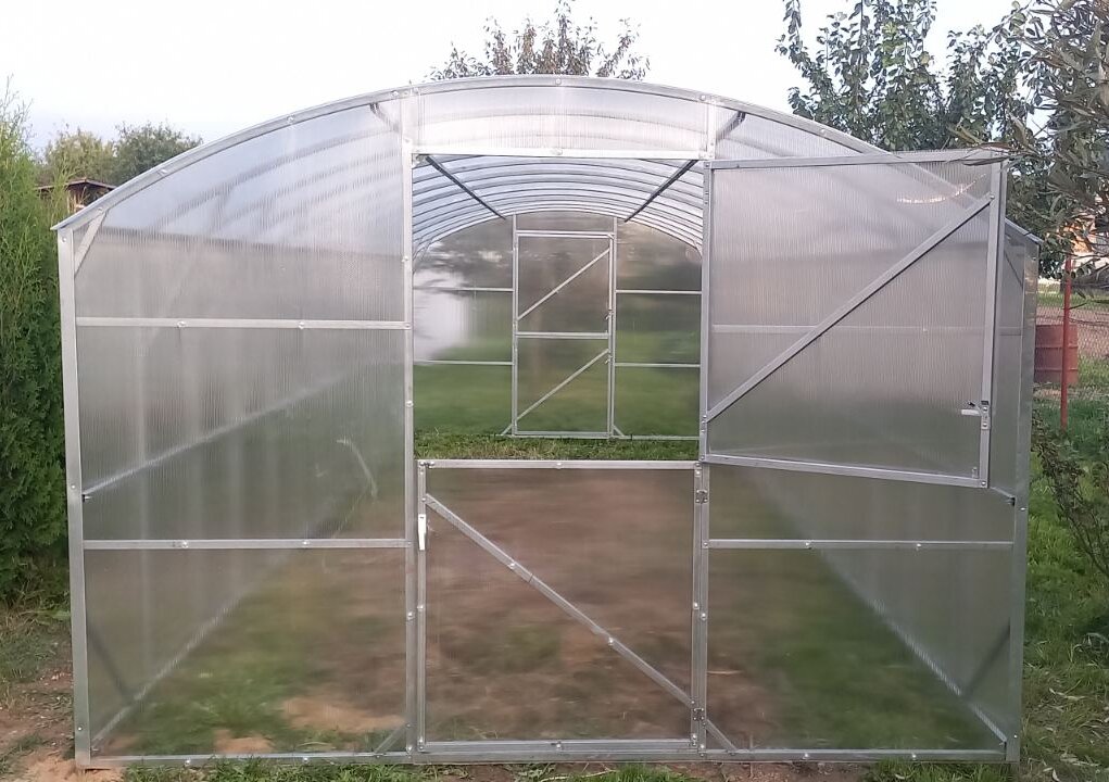 Szklarnia z poliwęglanu NOWA 3x12 m profile 25x25 poliwęglan 6mm Producent E-szklarnia