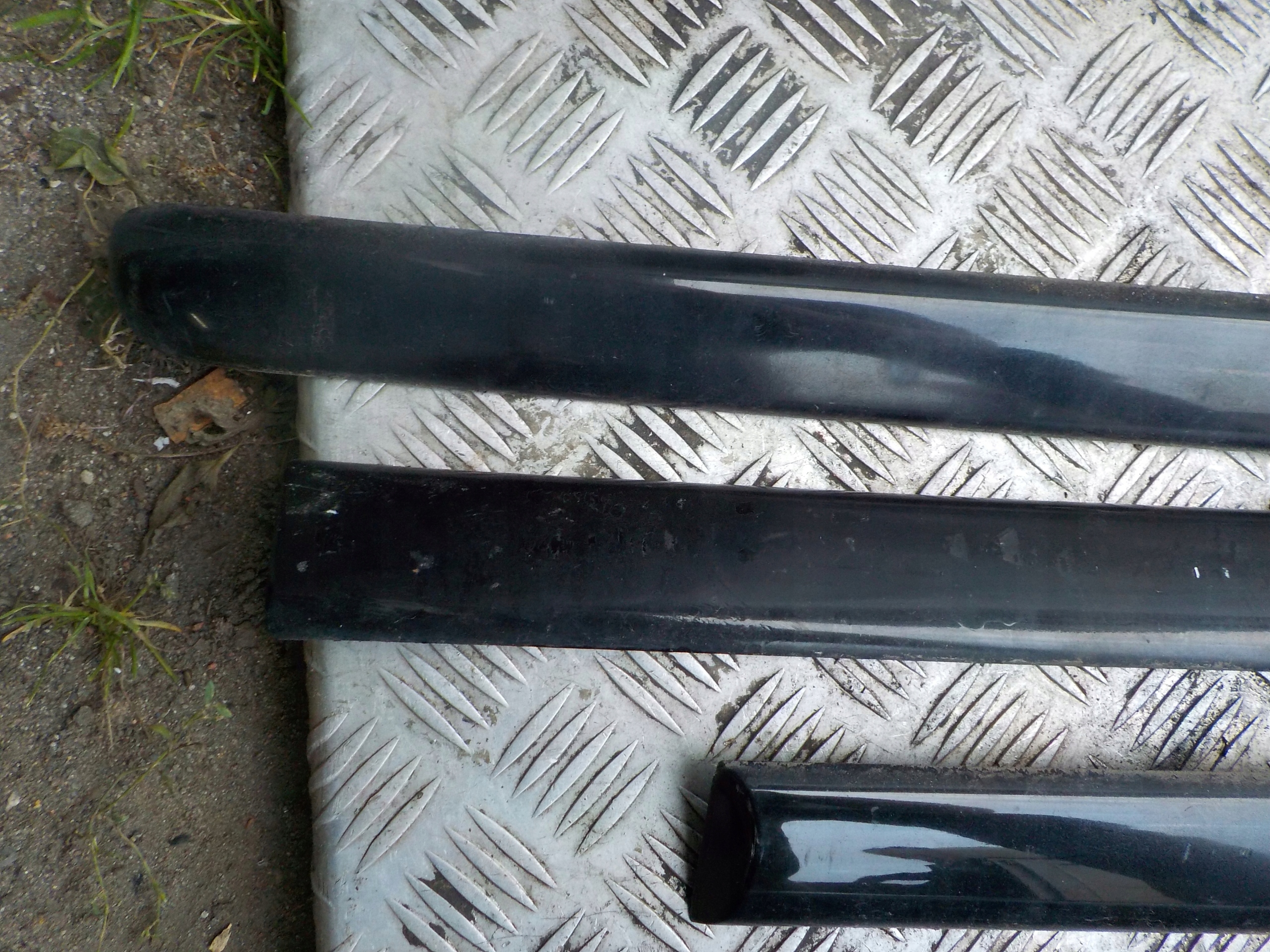 MERCEDES ML W163 moulding door right front black