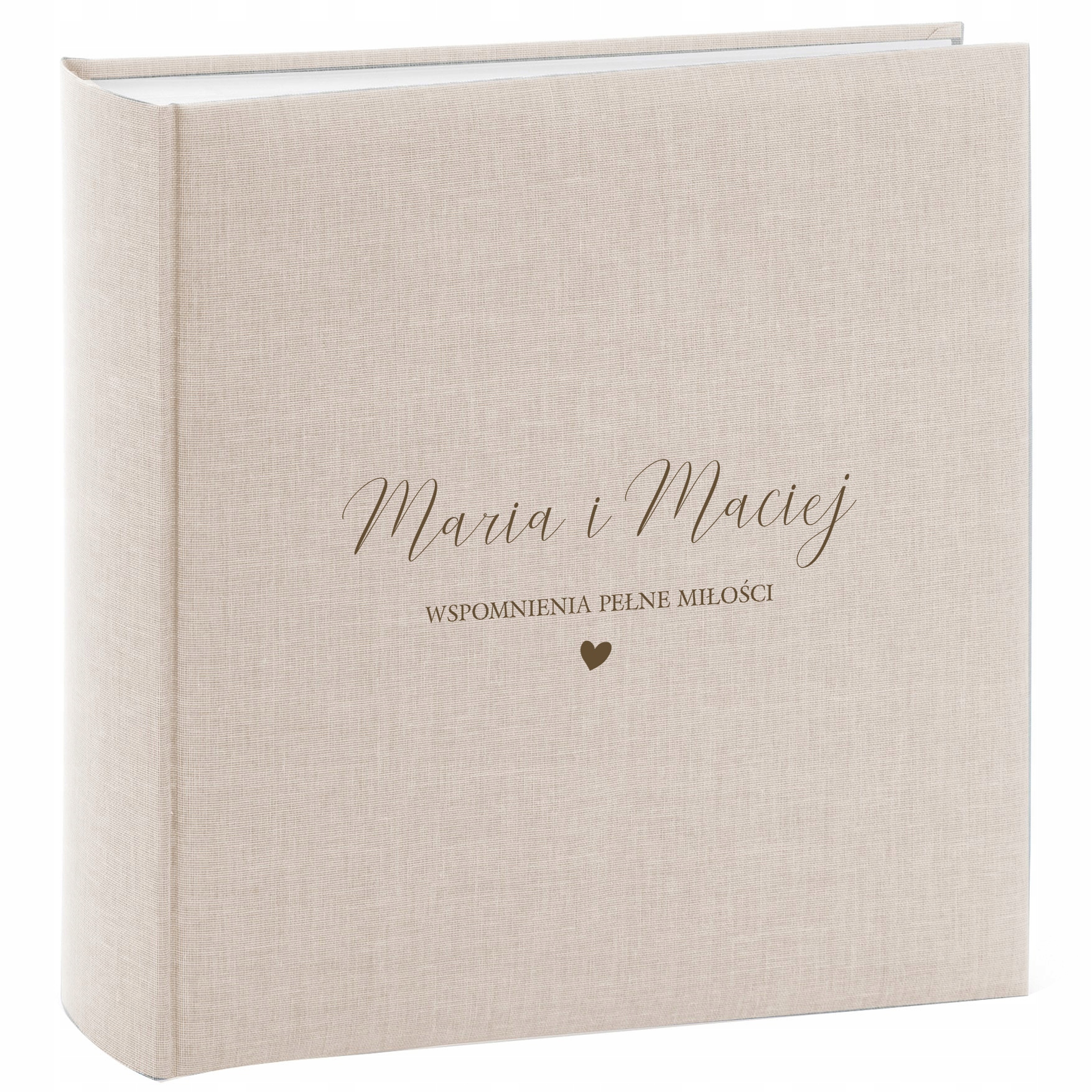 Personalizowany album na zdjęcia ślubne Ślub Rocznica 50 kart XXL