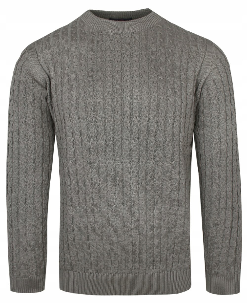 Pánský bavlněný svetr Adriano Guinari Špinavě béžová XXL