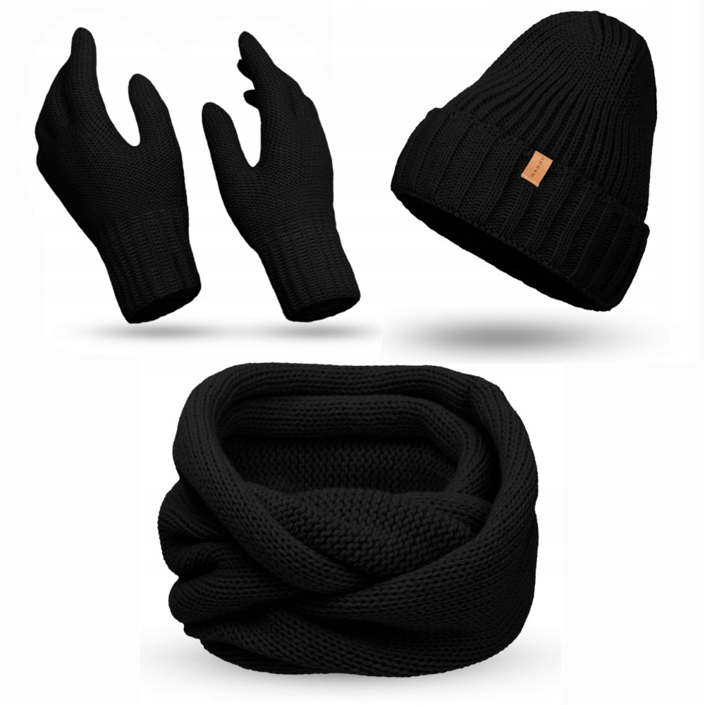 Dámská zimní sada Nandy Čepice Nákrčník rukavice, teplá zimní sada