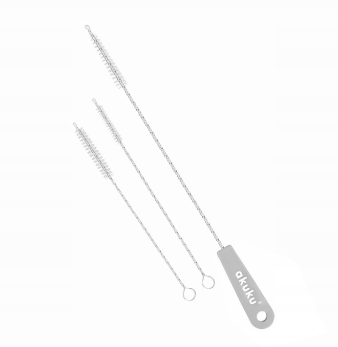 AKUKU Szczotka do Czyszczenia Słomek i Rurek