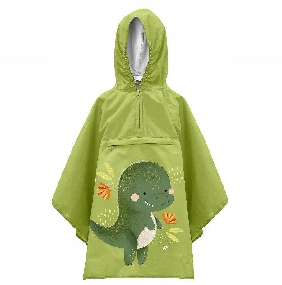 Peleryna ponczo przeciwdeszczowe Dinozaur (3–6 lat) Sassi, kolekcja family