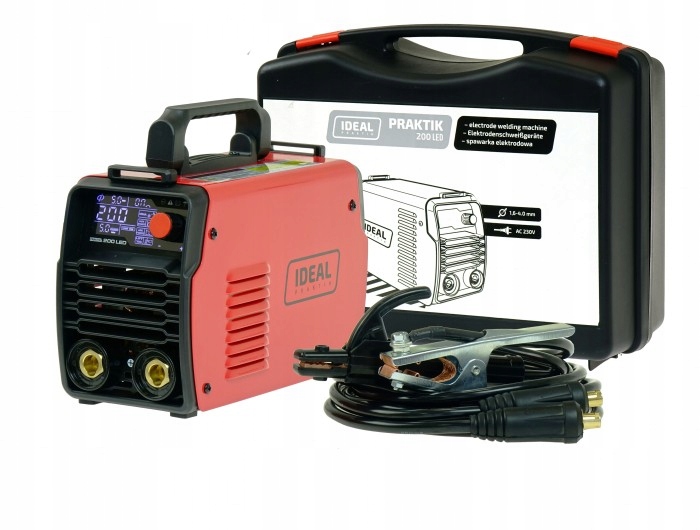 Spawarka inwertorowa 200A Praktik 200 Ideal Mma elektrodowa
