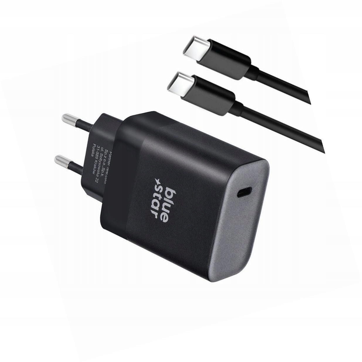Szybka ładowarka 45W z odpinanym kablem Usb-c do Samsung A51 5G