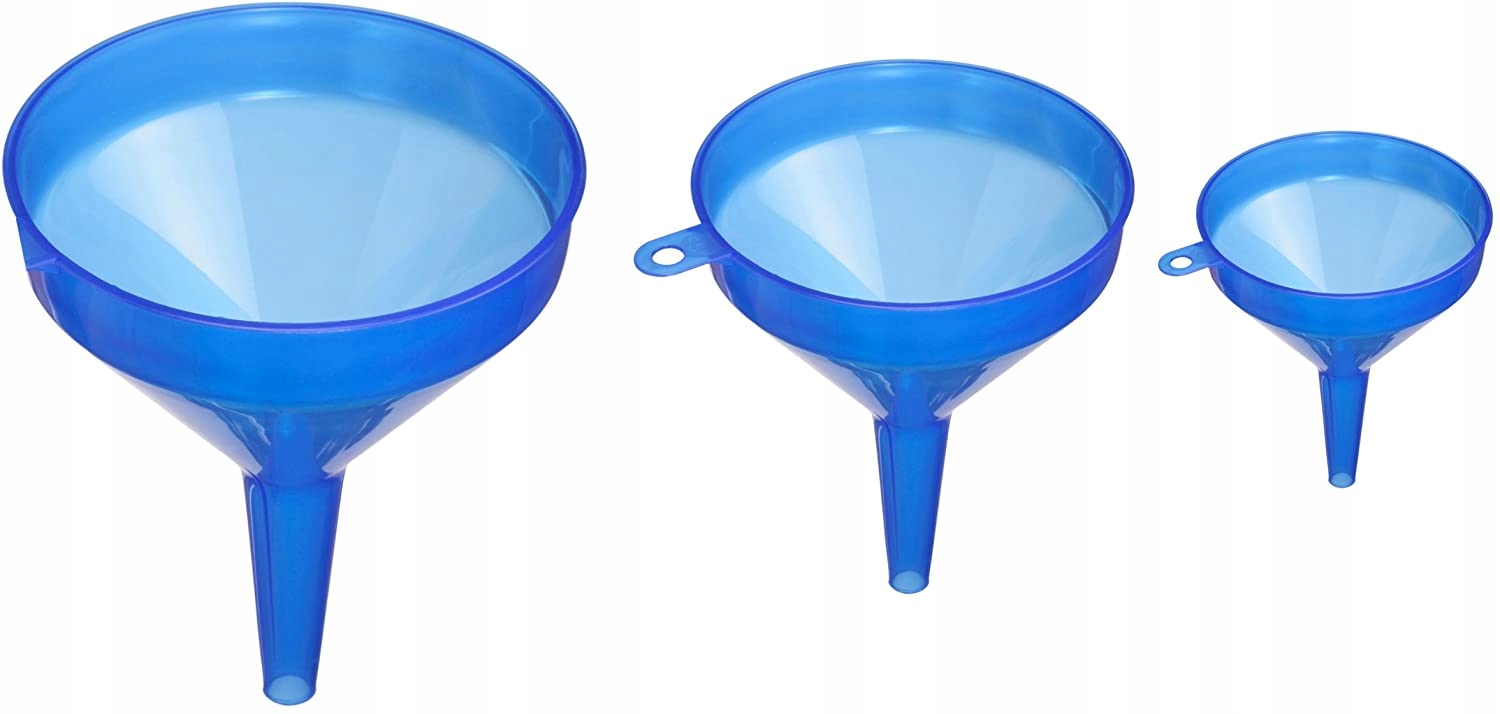 Zestaw lejków LEJKI 3szt BEZ bpa free PRZEŹROCZYST