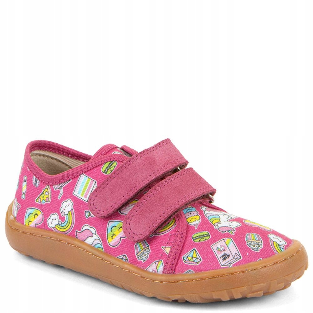 Froddo Canvas G1700440-10 Fuxia+ dziewczęce kapcie barefoot elastyczne 28