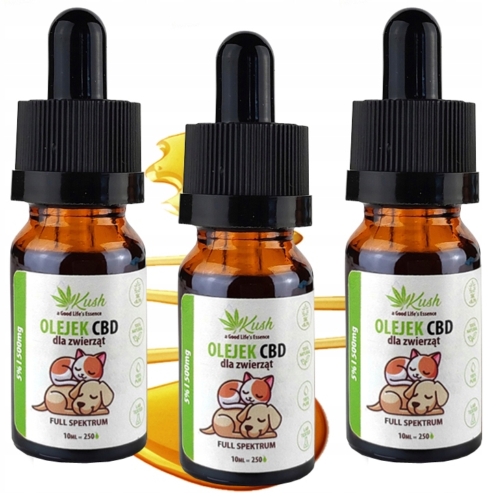 

Olejek Cbd dla Psa Kota Full Spectrum 5% 30ml
