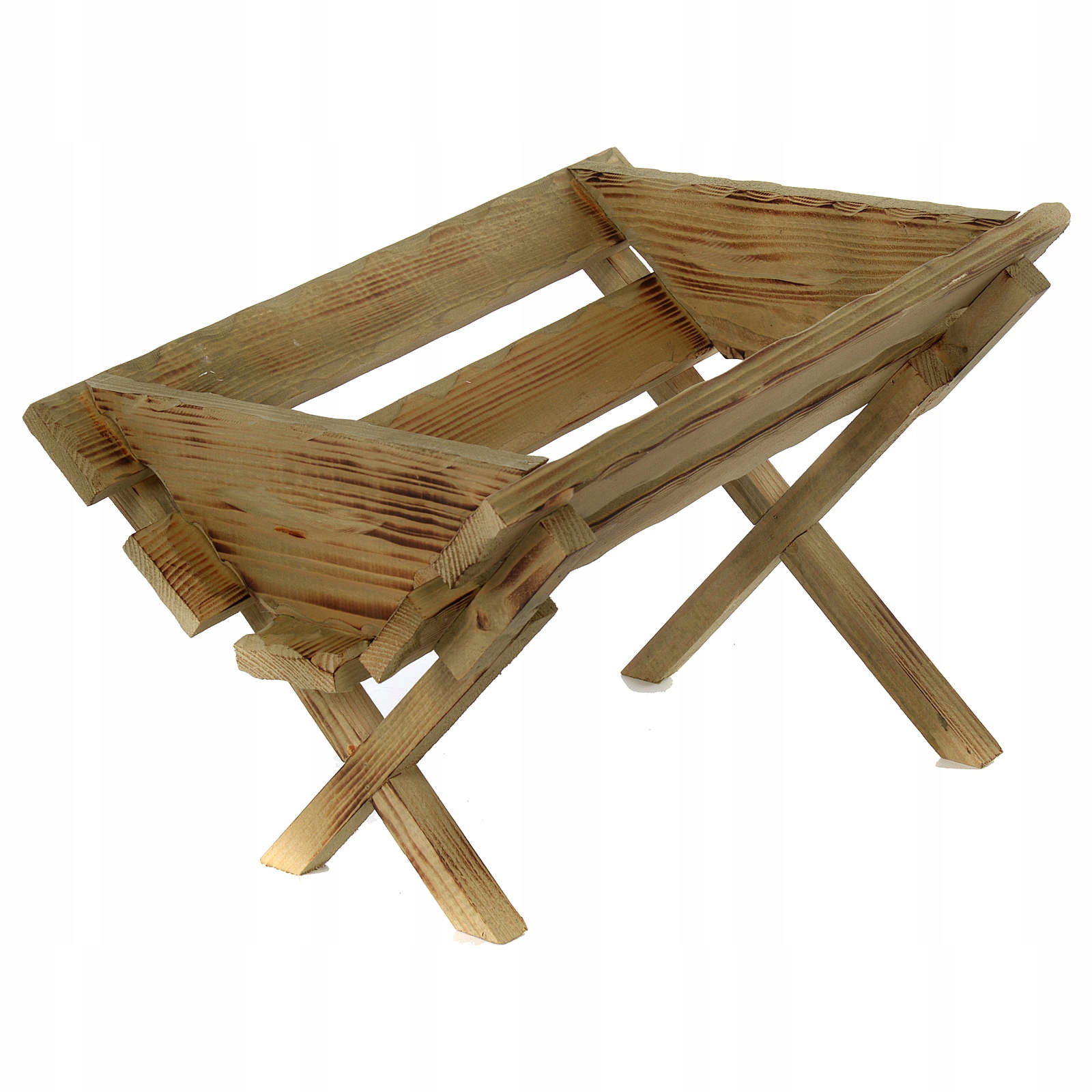 Drevený Žľab Jasličky postieľka pre Dieťa Ježiša s výškou 30cm Sviatky