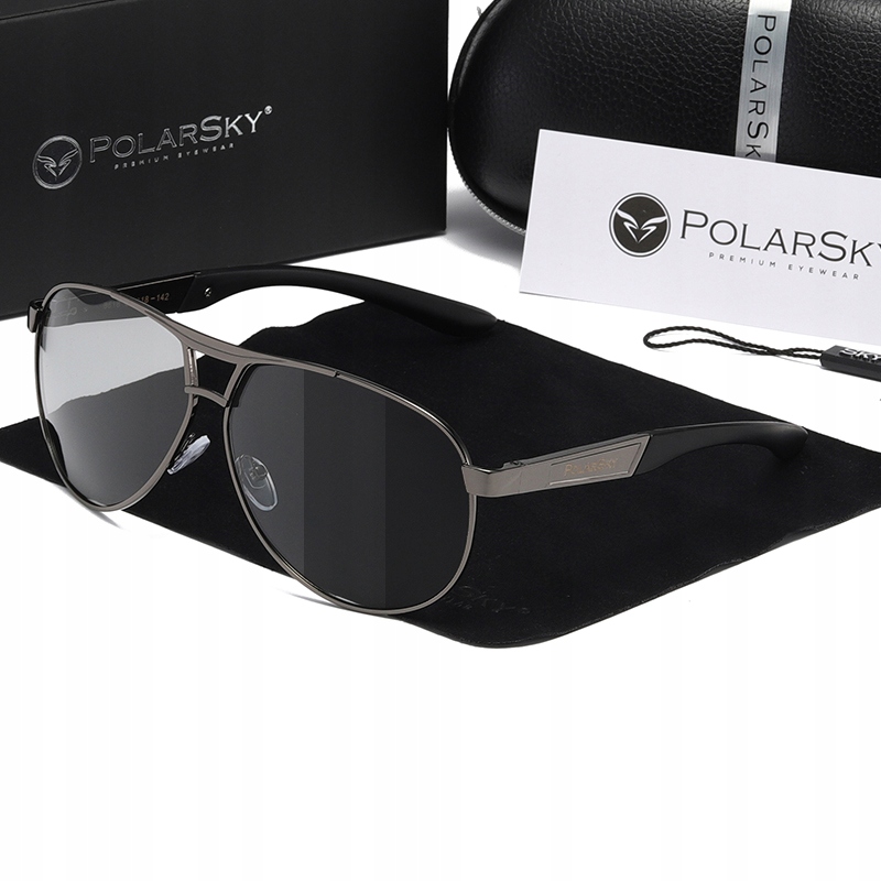 

Okulary Z Polaryzacją Fotochrom Aviator Polarsky