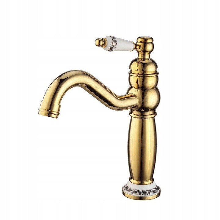 Umývadlová batéria Retro Gold Keramika