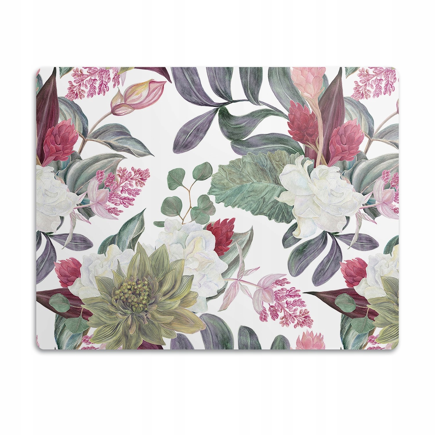 Levně Podložka pod misky pro psa Barevné květy 90x60