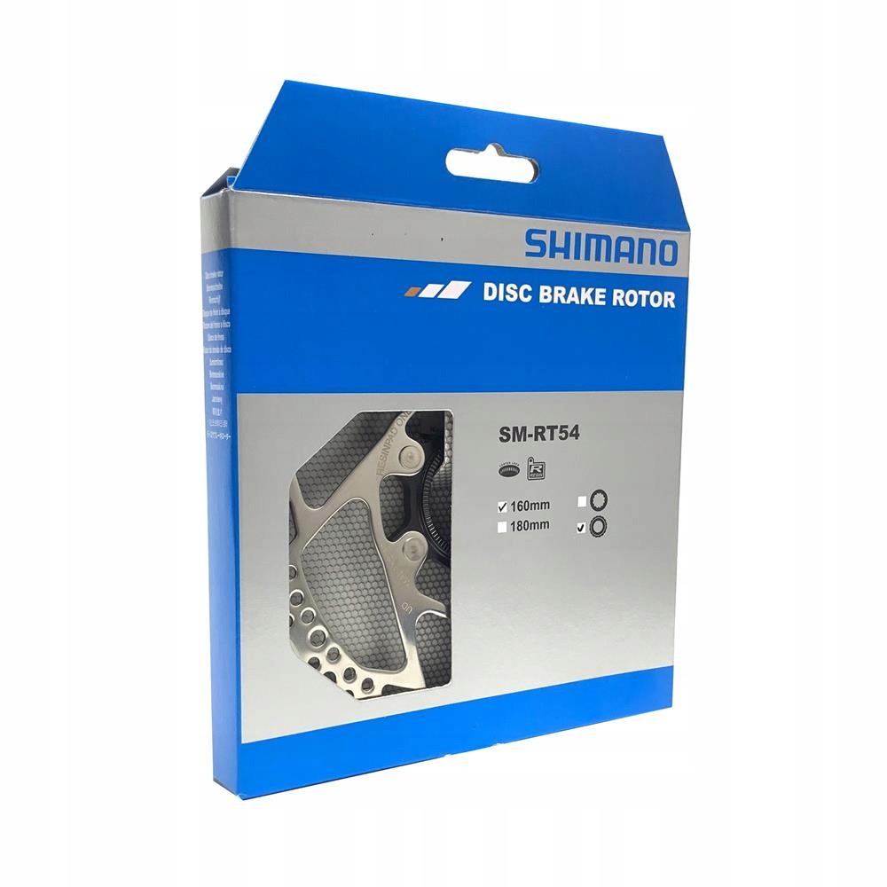 Tarcza hamulcowa Shimano SM-RT54 Center Lock 160 mm pierścień do HOLLOWTECH Model SM-RT54