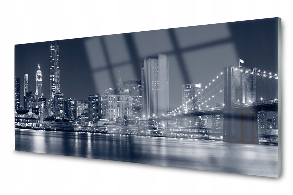 

Panel szklany do kuchni Miasto Most 125x50