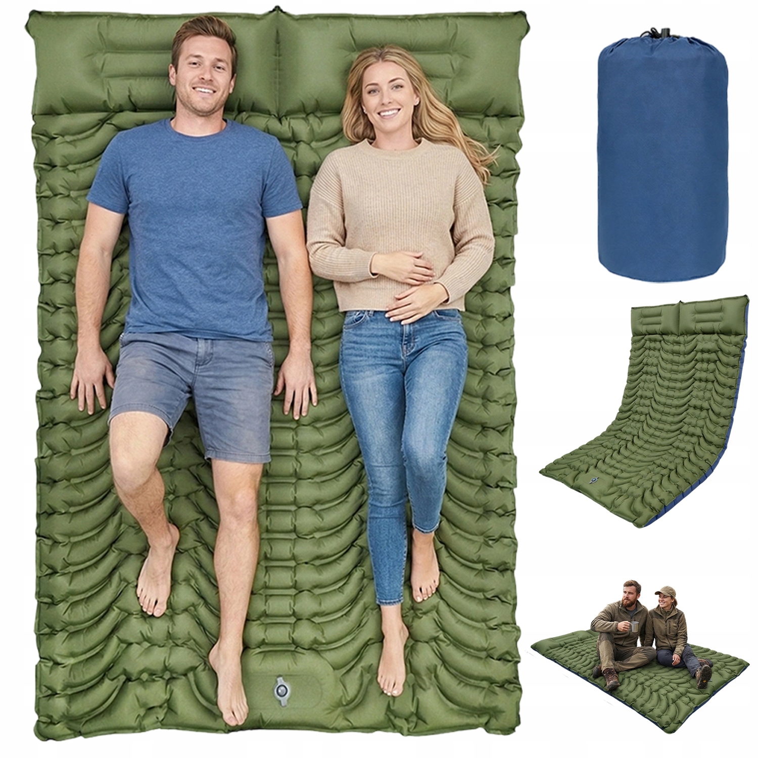 Kempingová Podložka Model Pro Dvě Osoby S Automatickým Nafukováním