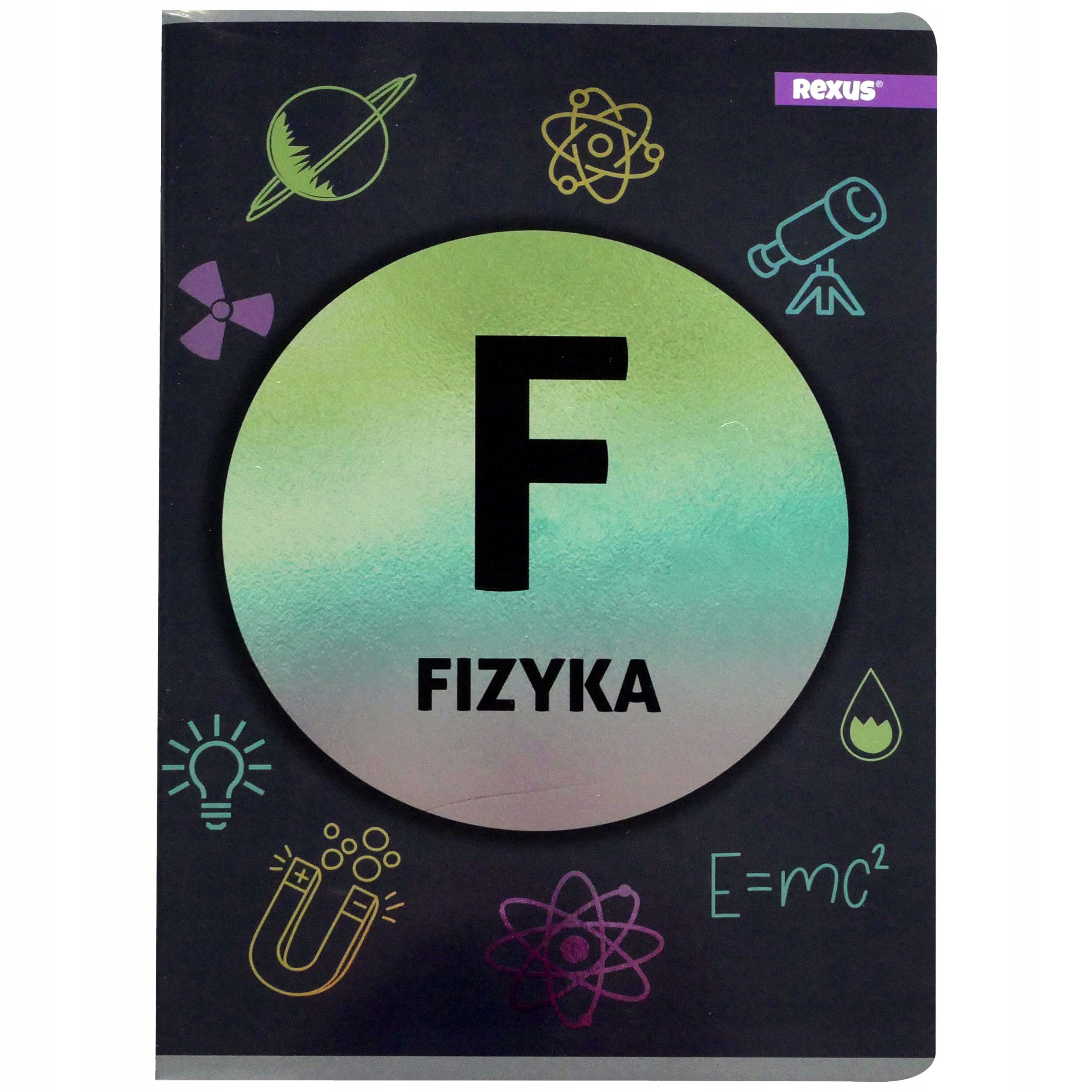 

Zeszyt Przedmiotowy Format A5 60 kartek Fizyka