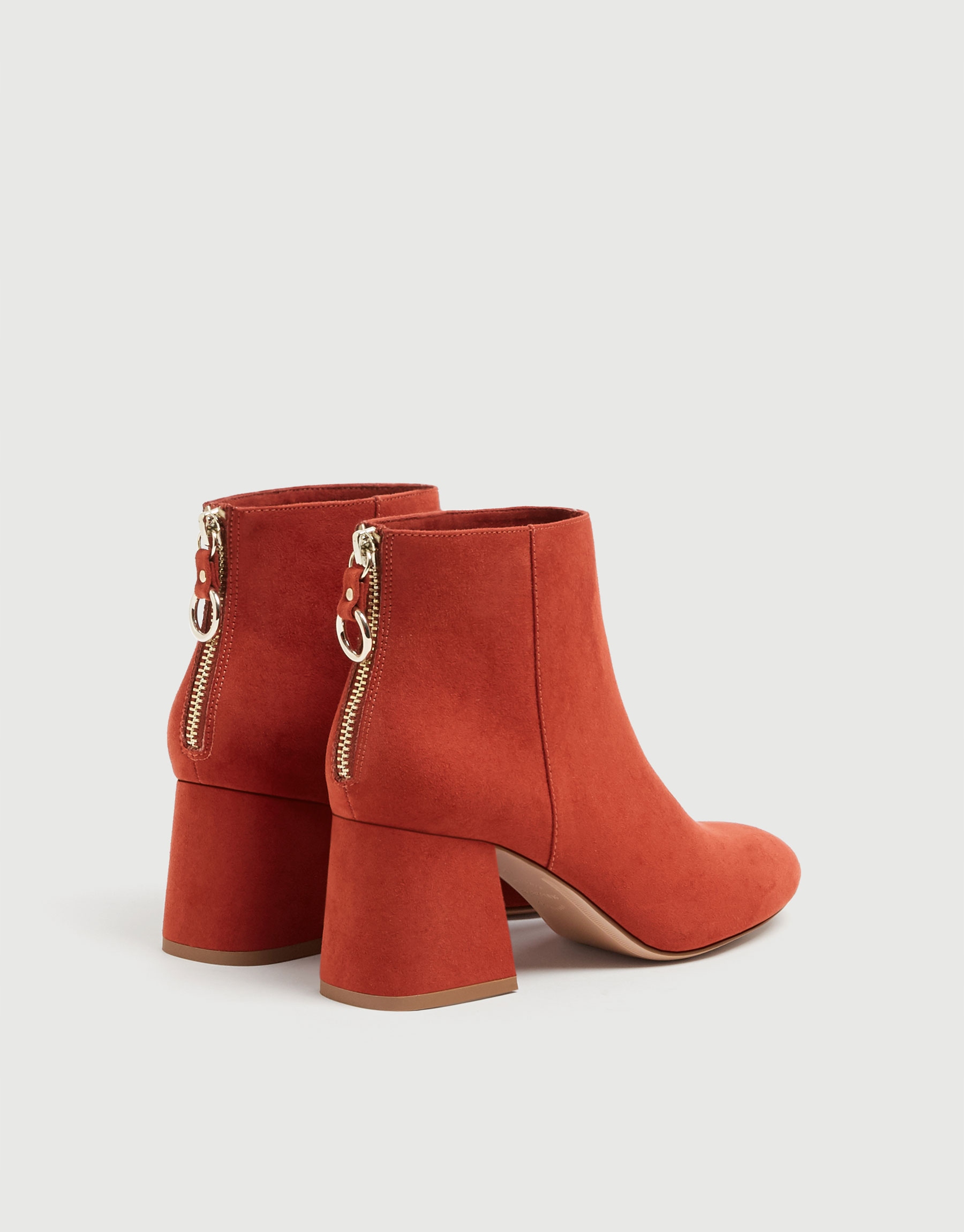 PULL & BEAR CEGLASTE ZAMSZOWE BOTKI KLOCEK (38) Marka inna