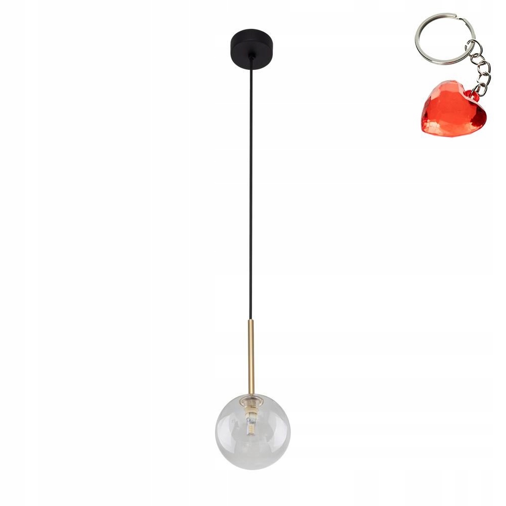 Závěsné svítidlo Nilos Black/gold 5941 Tk Lighting