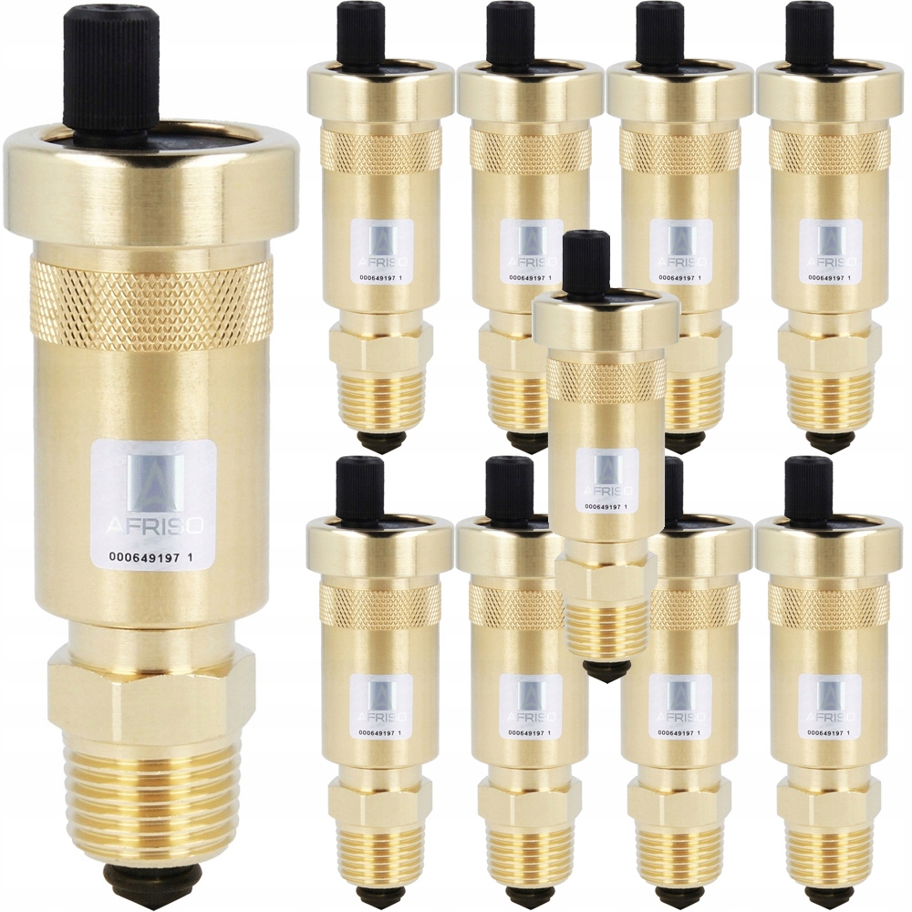 Automatický Odvzdušňovač S Legovaným Ventilom Afriso Automat 1/2"GZ 10 Ks