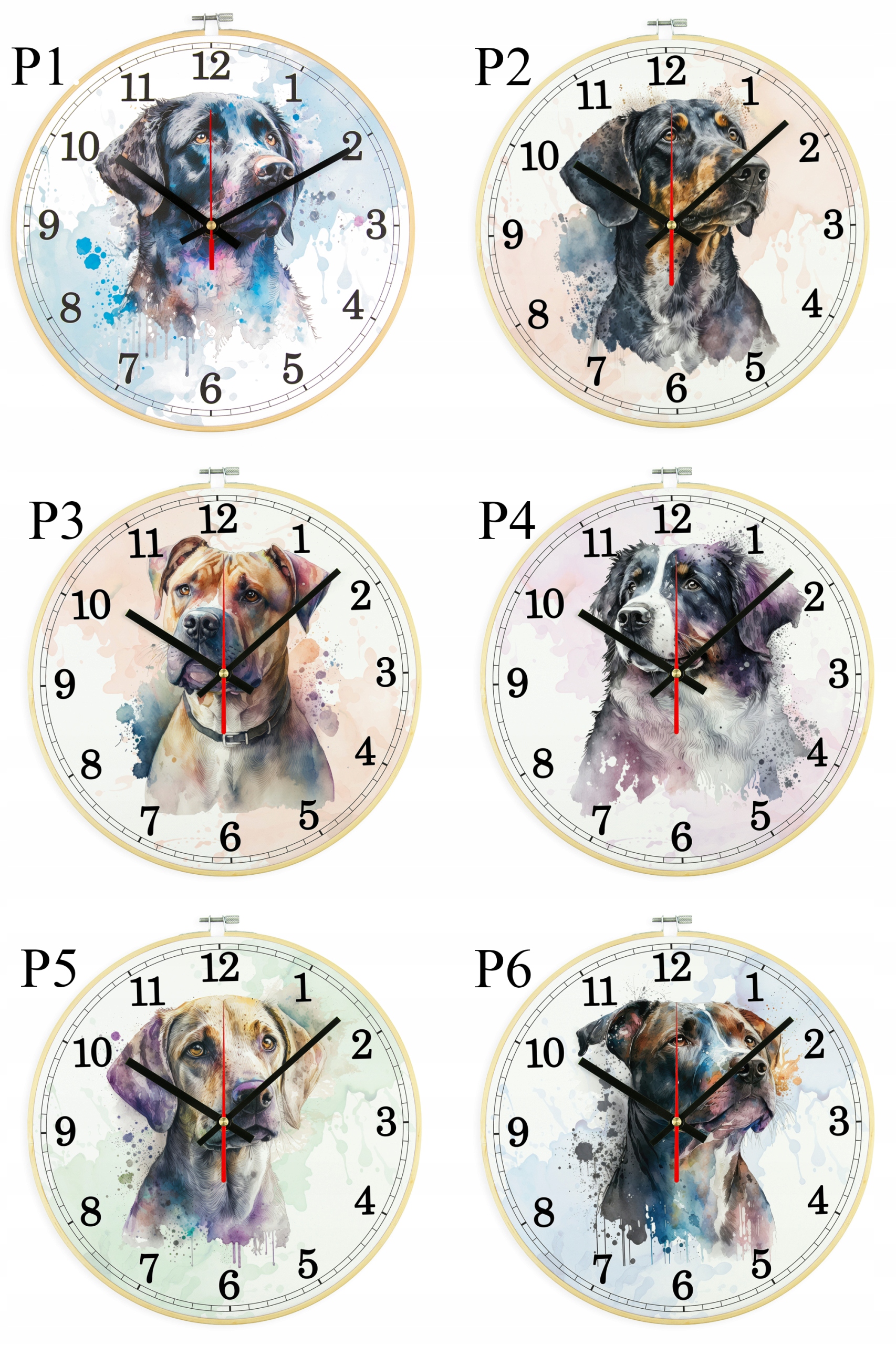 Baletnica 2 Zegar ścienny na płótnie JAK OBRAZ 2w1 Bezgłośny mechanizm Wysokość całkowita 32 cm