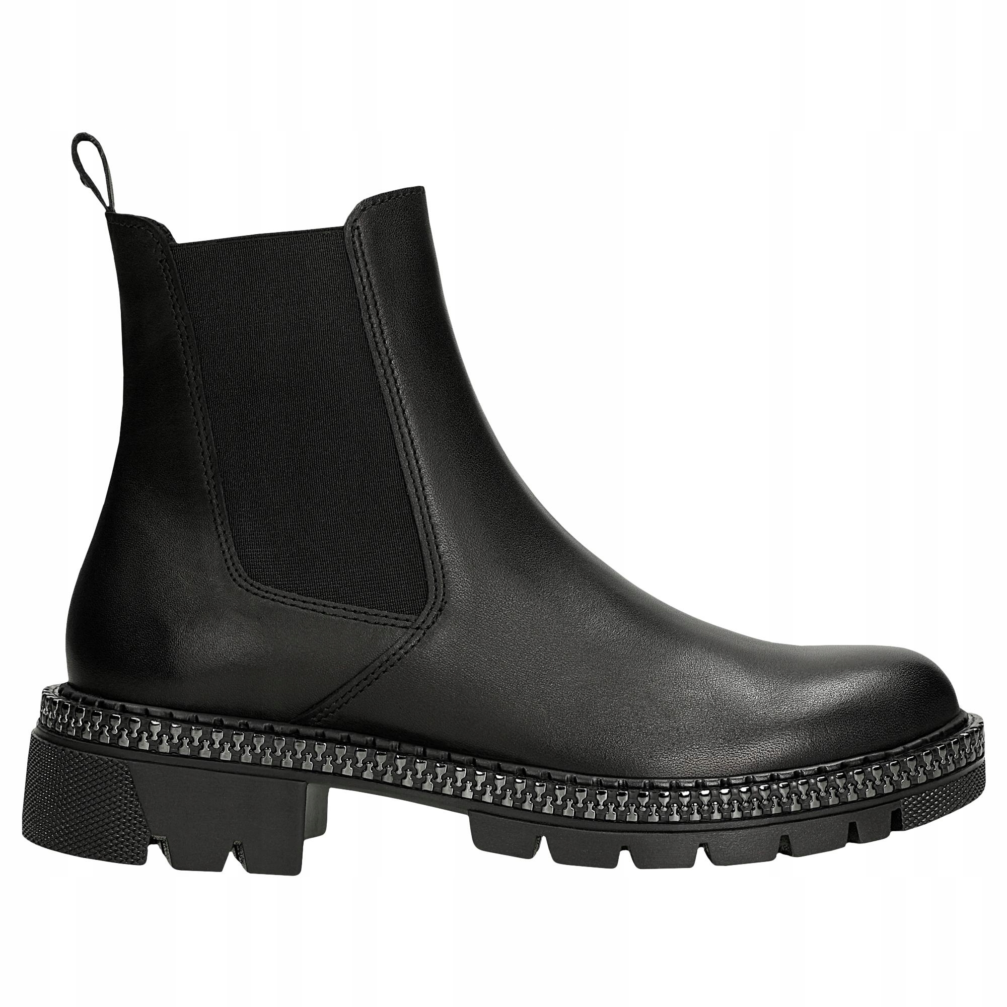 Dámské kotníkové boty s ozdobným zipem Wojas vel. 36