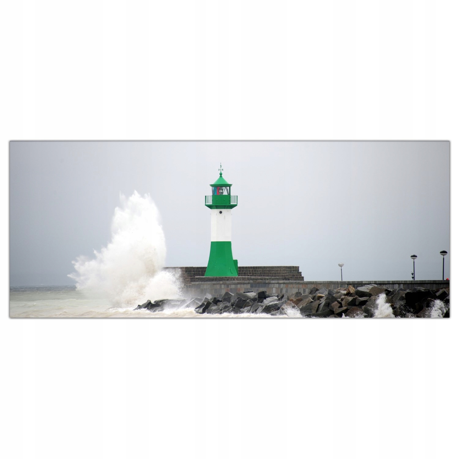 

Obraz na szkle Foto Latarnia Morska Bałtyk 125x50