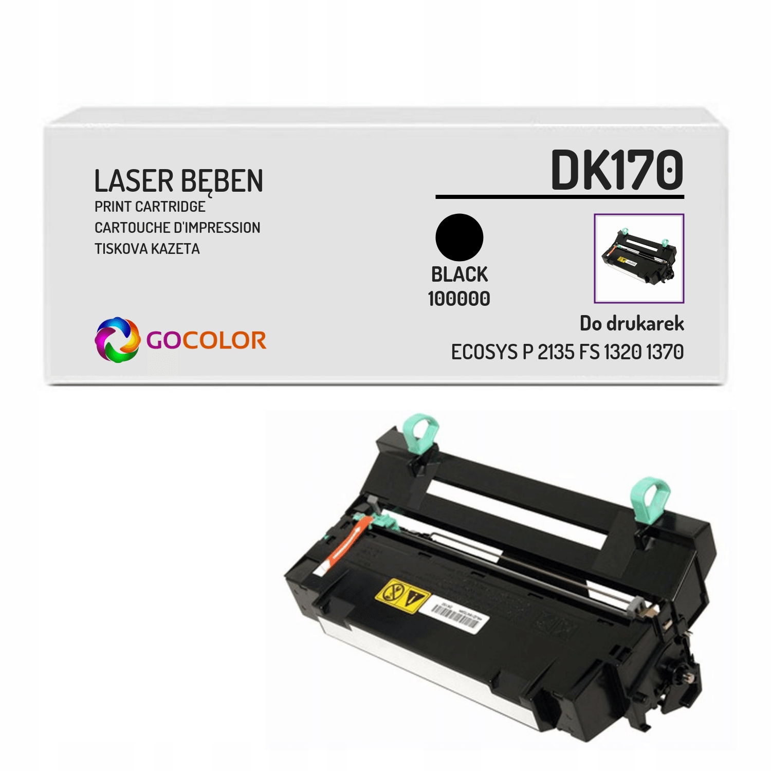 Nowy Bęben DK-170 DK170 do Kyocera Ecosys P-2135d P-2135dn FS-1370DN